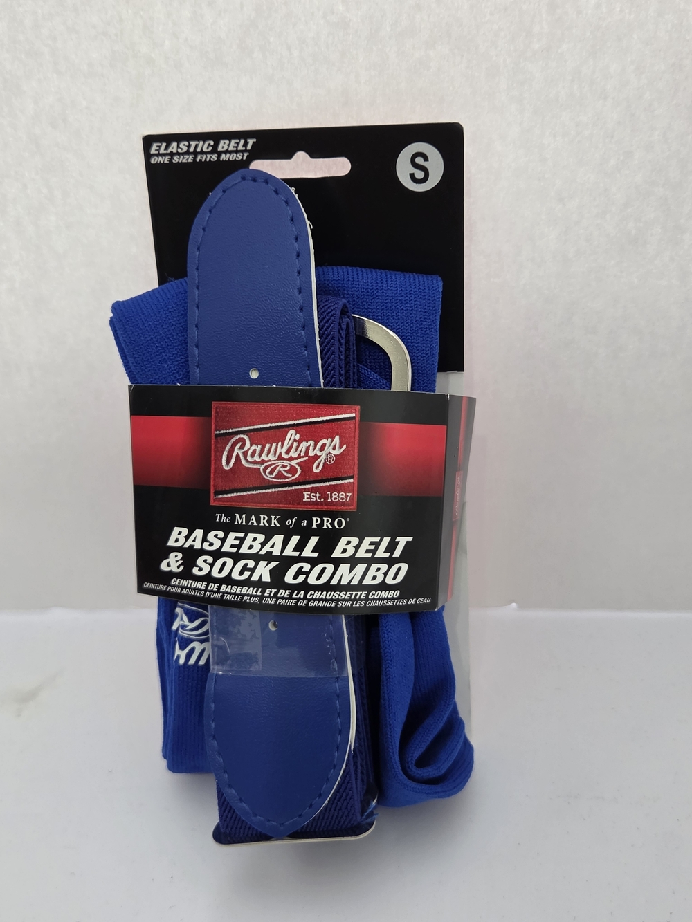 Rawlings Blue Baseball Belt & Sock Set